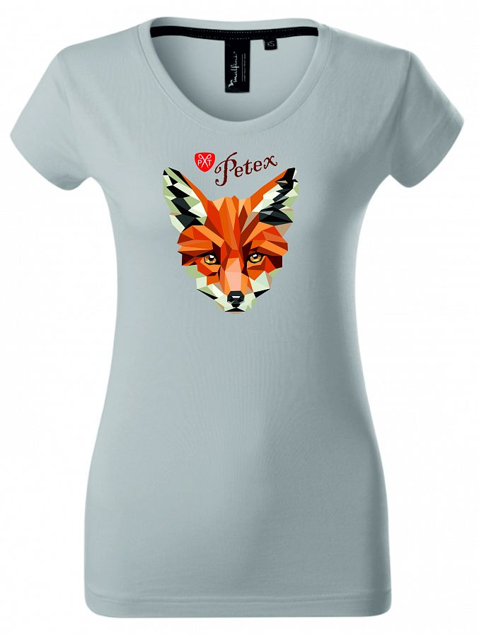 Dámské tričko myslivecké s liškou PXT CREATIVE 154 silver gray vel. XXL  - Obrázek Dámské tričko myslivecké s liškou PXT CREATIVE 154 silver gray vel. XXL  - Obrázek